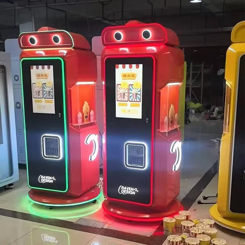 Popcorn Vending Machine - Automat do popcornu o smaku karmelowym,