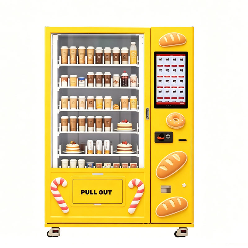 Popcorn Vending Machine - Automat do sprzedaży przekąsek i napojów,