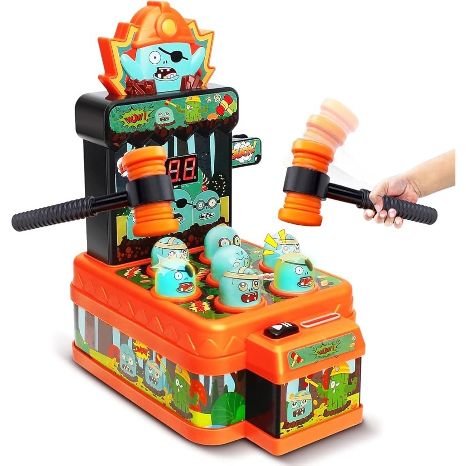 Skee Ball Arcade - Zabawki Zombie Whack Game dla dzieci,