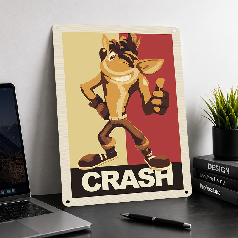 Teksturowane plakaty Crash Ban – Arcade Quest recenzja i cena