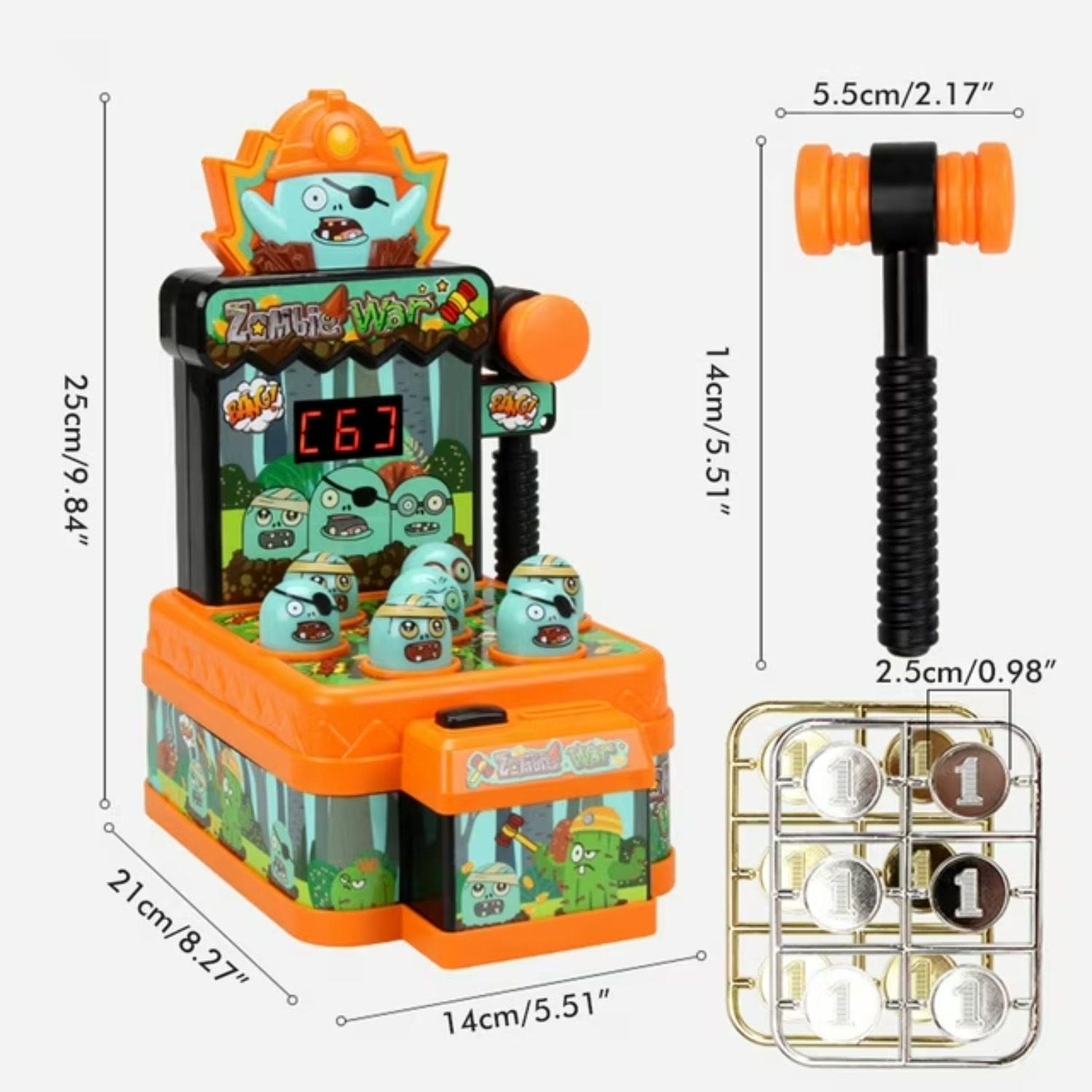 Zabawki Zombie Whack Game dla  – Skee Ball Arcade recenzja i cena